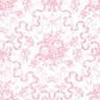 A-Street Prints Fairytale Peony Pink Toile Wallpaper