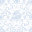 A-Street Prints Fairytale Blissful Blue Toile Wallpaper
