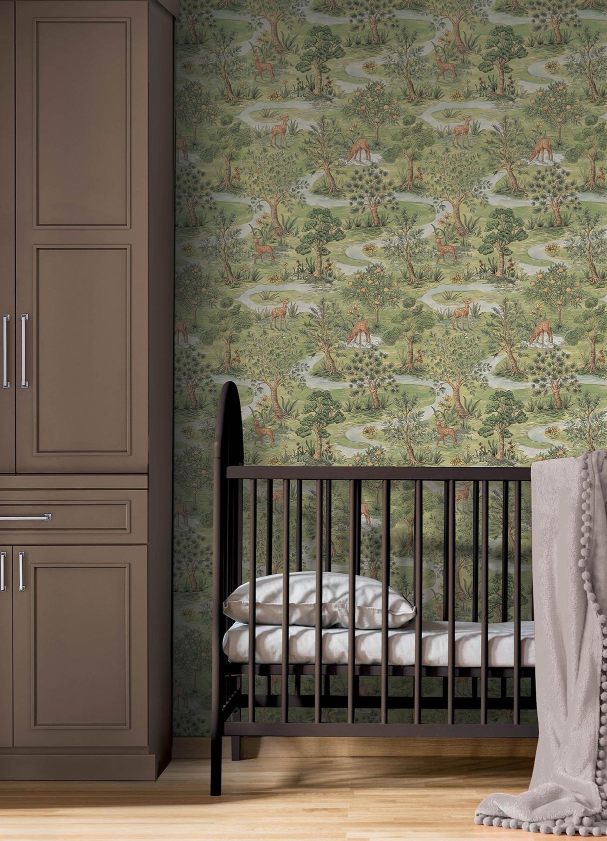 Brewster Home Fashions Chris Loves Julia Chris Loves Julia NuWallpaper Bramble Forest Wallpaper