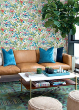 Brewster Home Fashions NuWallpaper None Flowers Brights Wallpaper