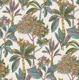 Brewster Home Fashions NuWallpaper None Trees Rainbow Wallpaper