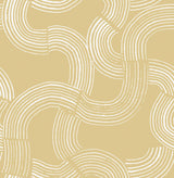 Brewster Home Fashions NuWallpaper None Novelty Mustard Wallpaper