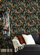 Brewster Home Fashions NuWallpaper None Novelty Midnight Wallpaper