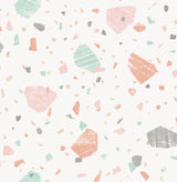 Brewster Home Fashions NuWallpaper None Stone Funfetti Wallpaper