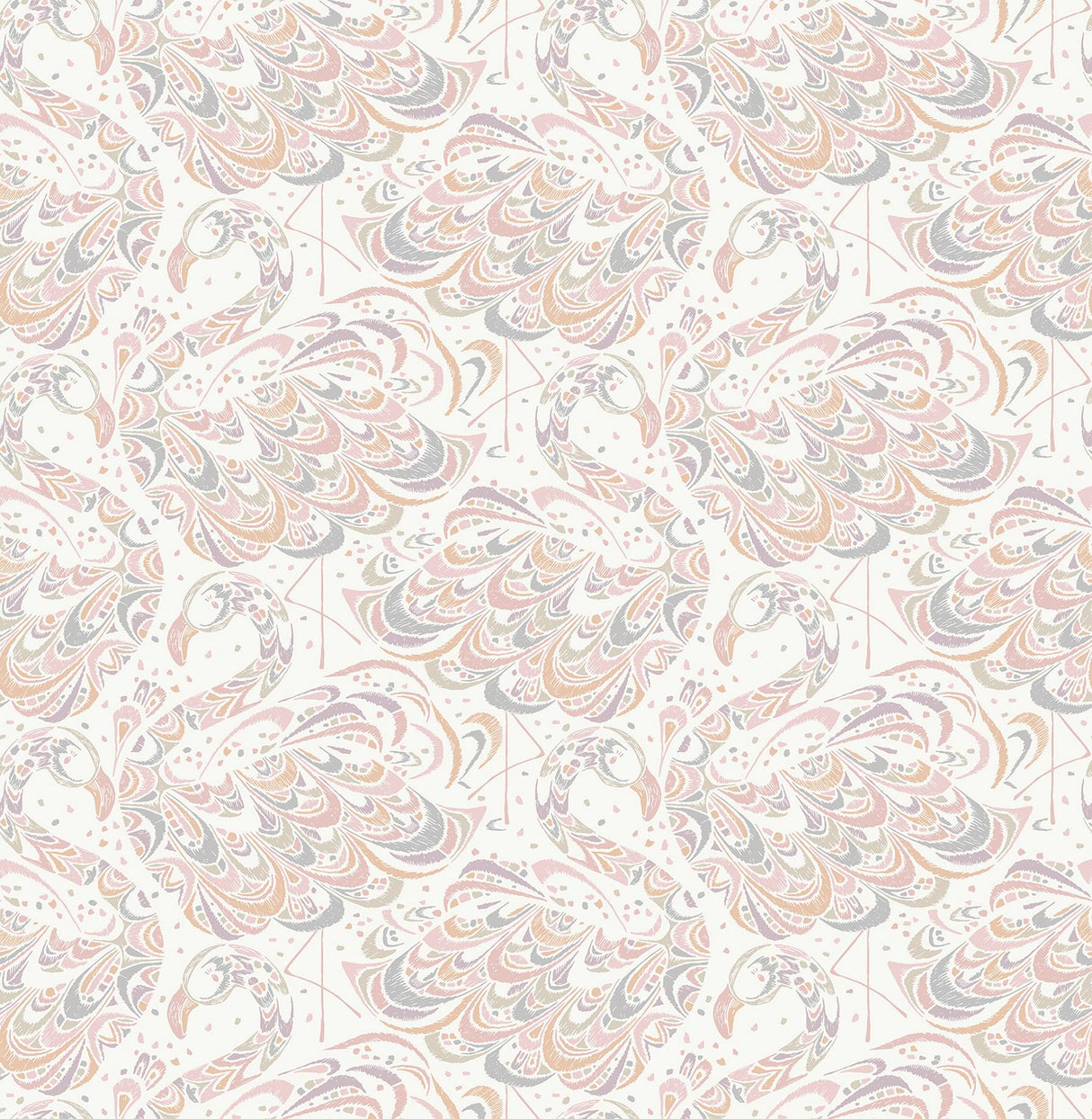 Brewster Home Fashions NuWallpaper None Novelty Pink Wallpaper