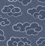 Brewster Home Fashions NuWallpaper None Clouds Navy Wallpaper