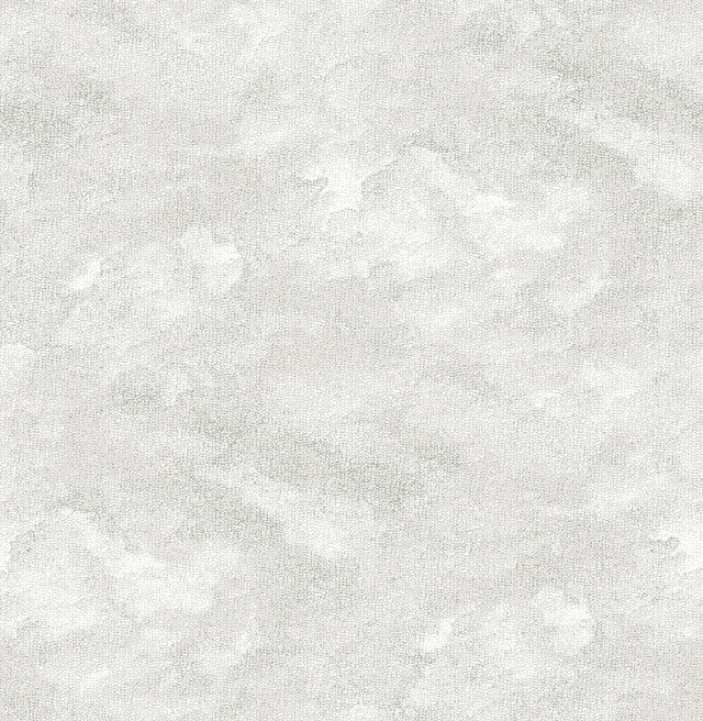 Brewster Home Fashions NuWallpaper None Clouds Light Grey Wallpaper
