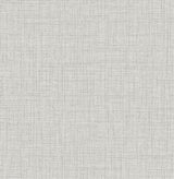Brewster Home Fashions NuWallpaper None Fabric Textures Grey Wallpaper