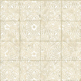 Brewster Home Fashions NuWallpaper None Tiles Cream Wallpaper