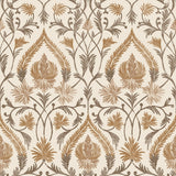 Brewster Home Fashions NuWallpaper None Damask Brown Wallpaper