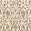Brewster Home Fashions NuWallpaper None Damask Brown Wallpaper