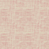 Brewster Home Fashions NuWallpaper None Faux Grasscloth Pink Wallpaper