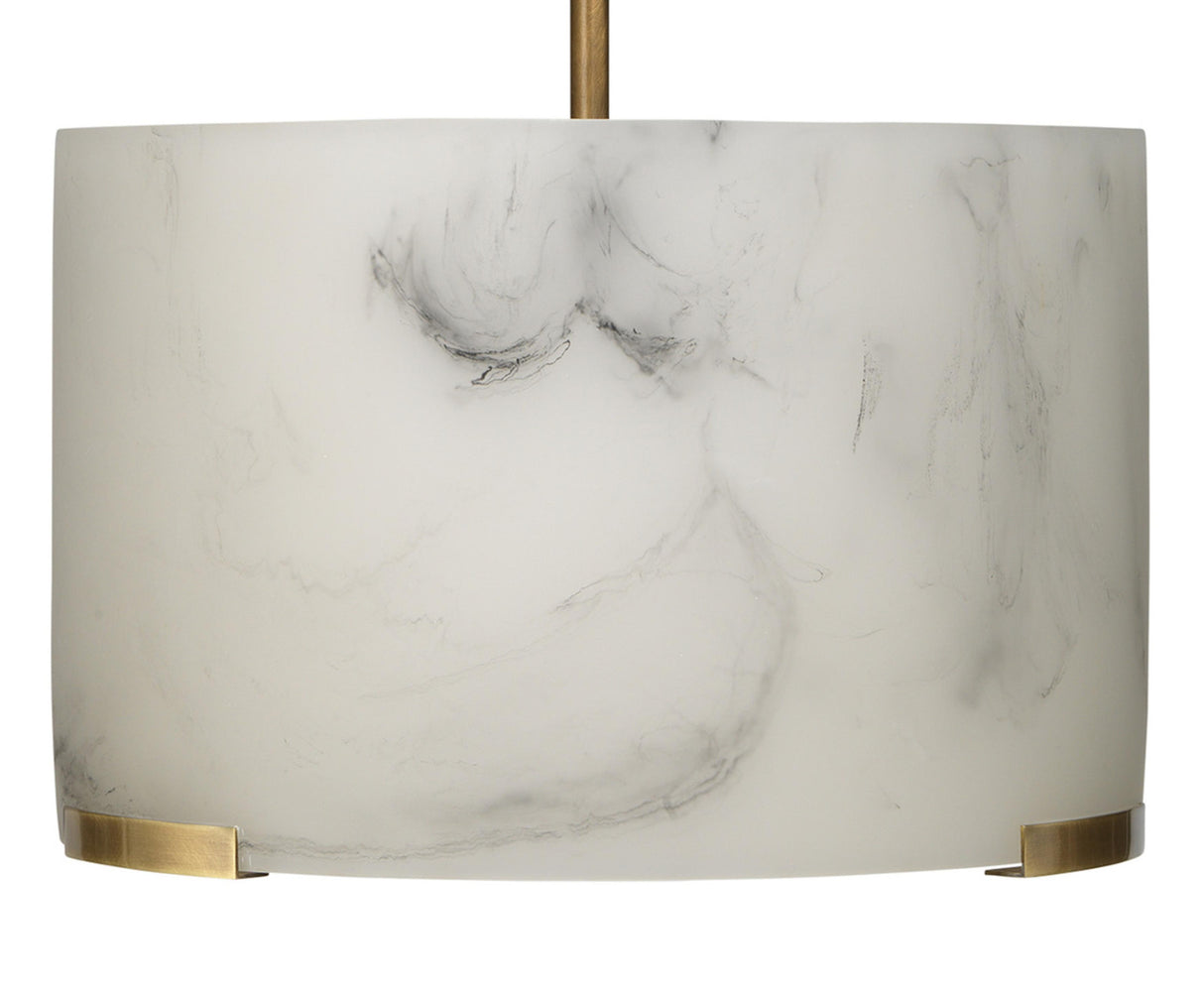 Jamie Young Elancourt Faux Alabaster 3-Light Pendant