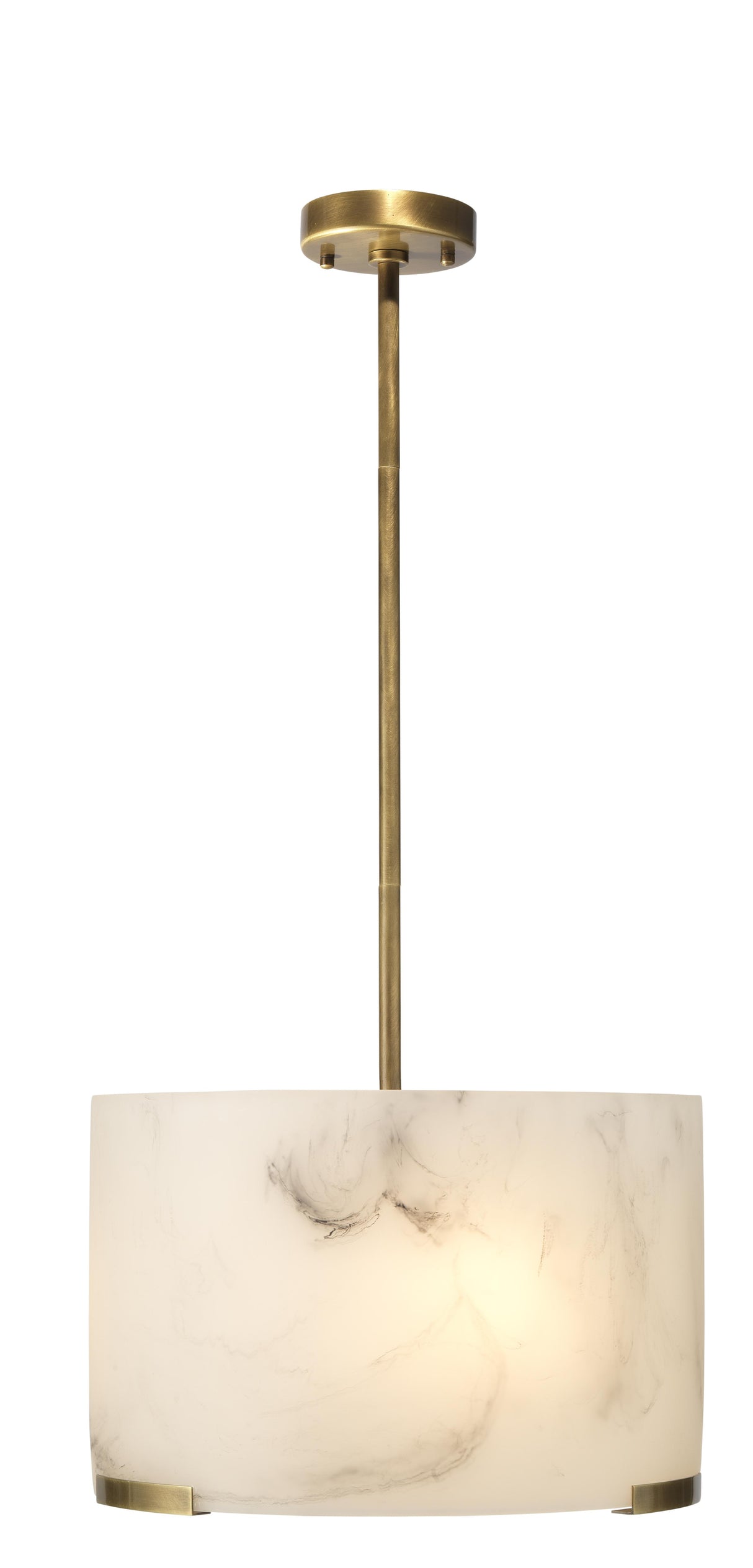 Jamie Young Elancourt Faux Alabaster 3-Light Pendant