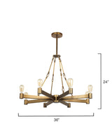 Jamie Young Manchester 8-Light Metal Chandelier