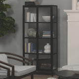 Jamie Young Black Union Tall Curio Cabinet*Must ship Common Carrier.