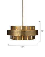 Jamie Young Orbit Steel 4-Light Chandelier