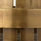 Jamie Young Orbit Steel 4-Light Chandelier