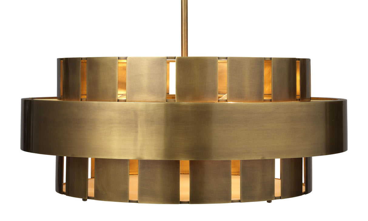 Jamie Young Orbit Steel 4-Light Chandelier