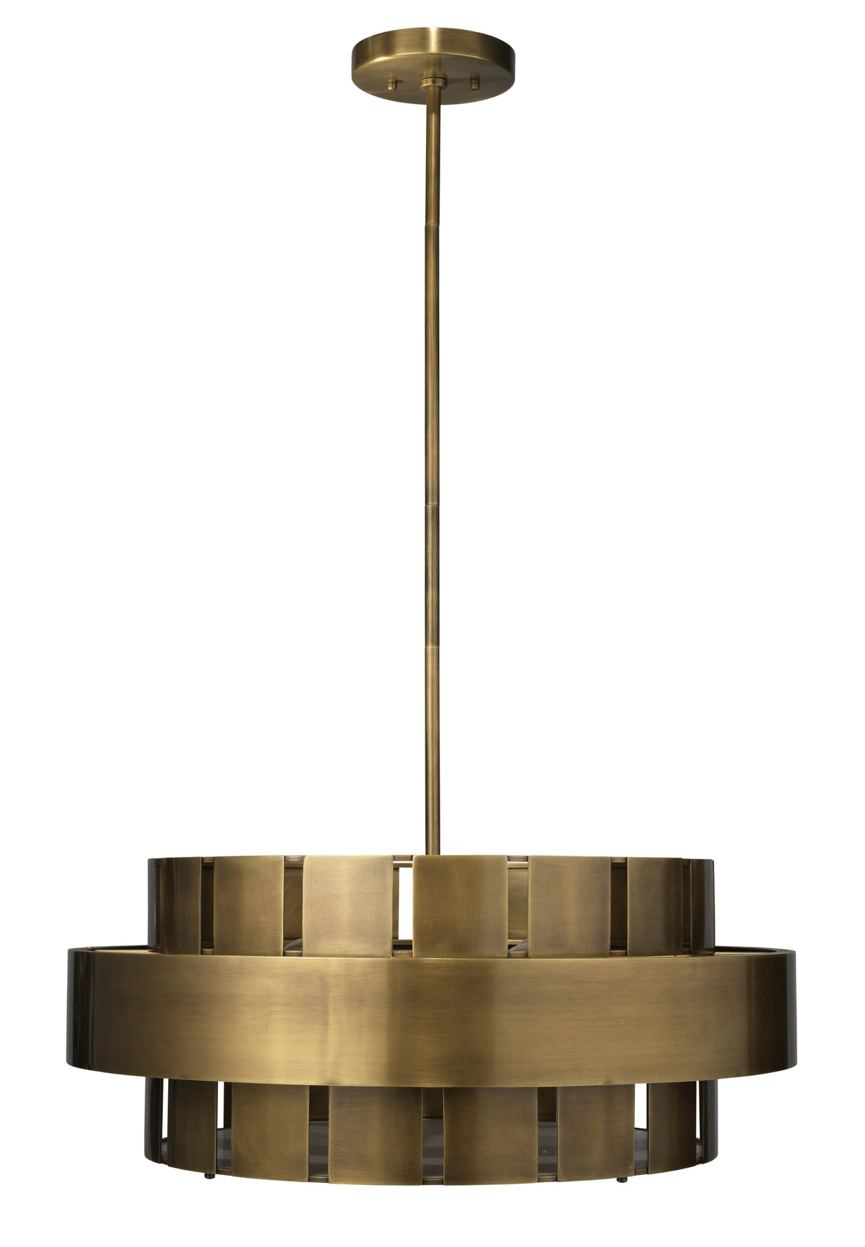 Jamie Young Orbit Steel 4-Light Chandelier