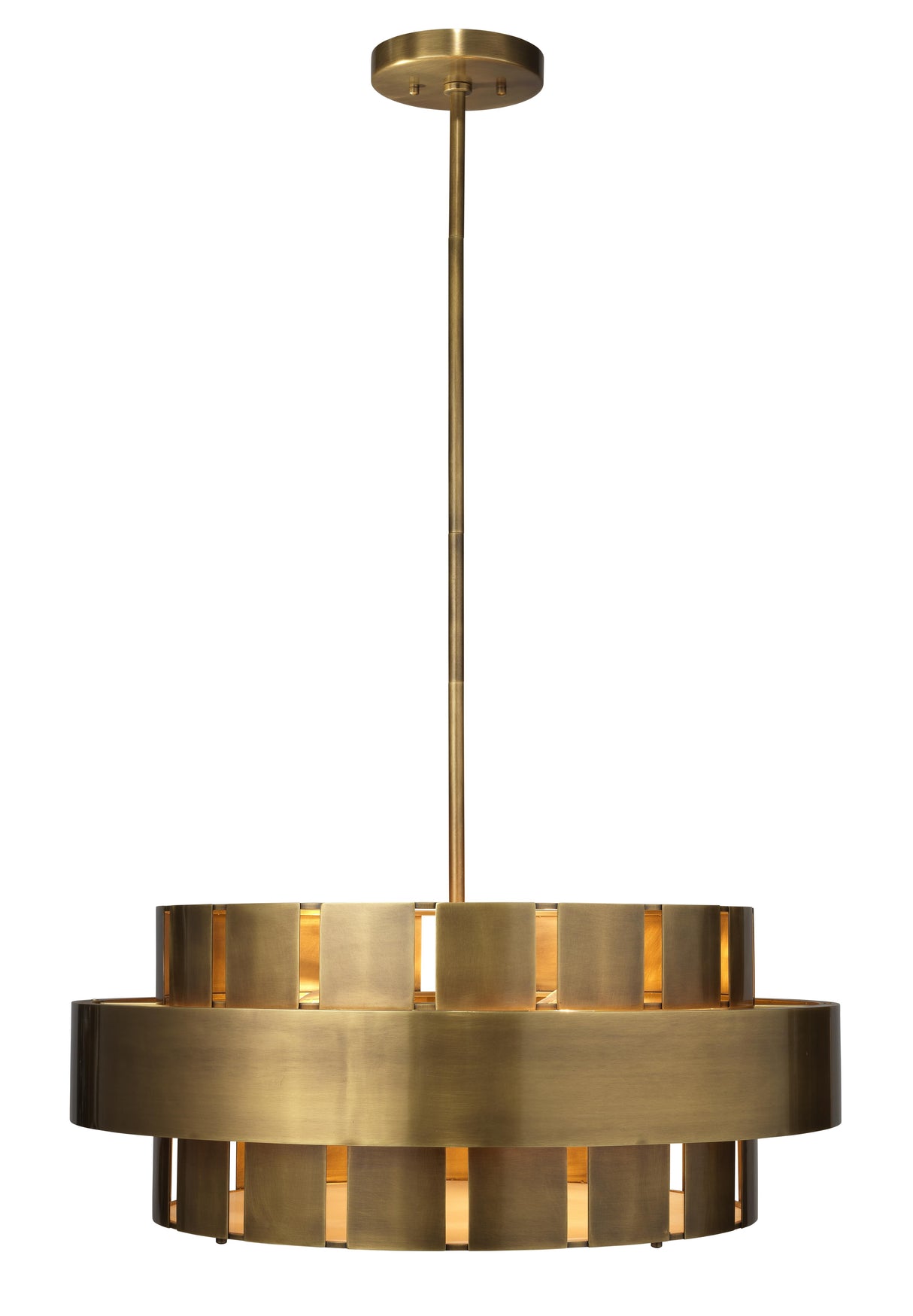 Jamie Young Orbit Steel 4-Light Chandelier
