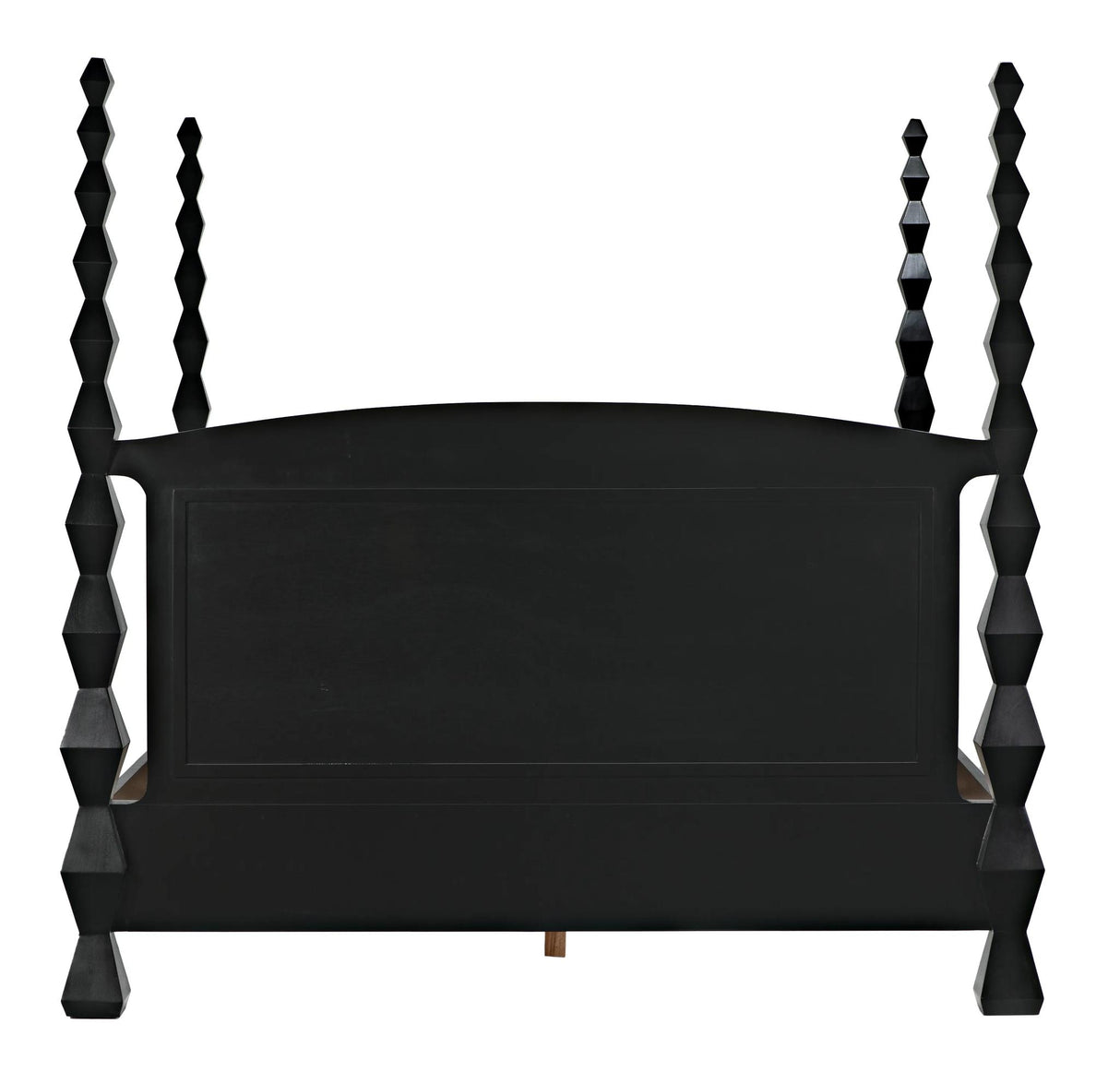 NOIR Brancusi Bed Eastern King Hand Rubbed Black