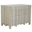 NOIR Desdemona 3 Drawer Chest Bleached Elm
