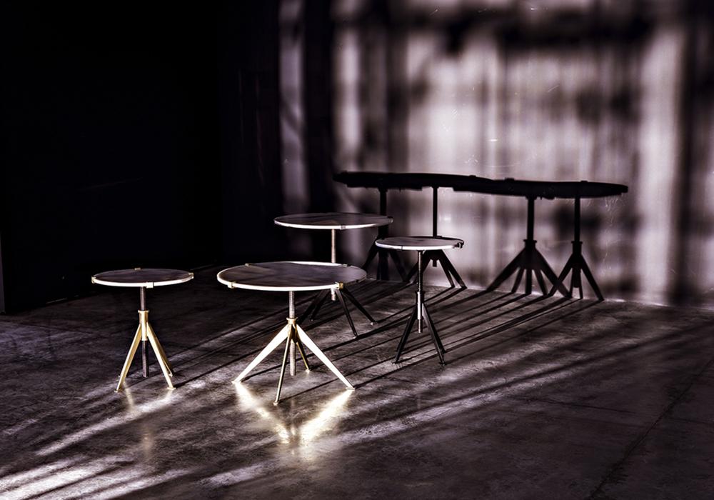 NOIR Edith Adjustable Side Table Large