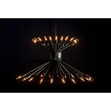 NOIR Mancini Chandelier Black Steel