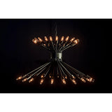 NOIR Mancini Chandelier Black Steel