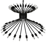 NOIR Mancini Chandelier Black Steel
