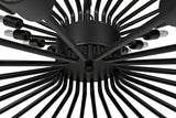 NOIR Mancini Chandelier Black Steel