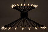 NOIR Mancini Chandelier Black Steel
