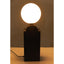 NOIR Kate Table Lamp Black Metal with Antique Brass Accent