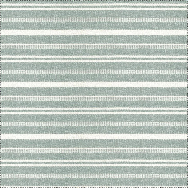 Schumacher Hospitality Cape Stripe Sky Fabric