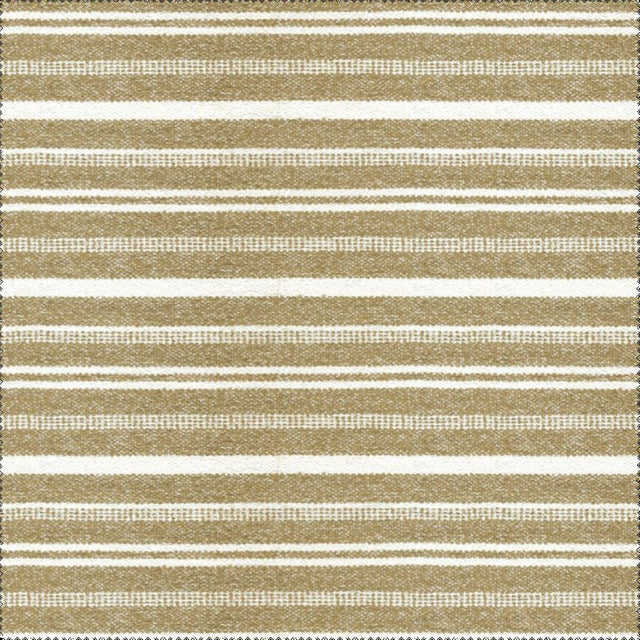 Schumacher Hospitality Cape Stripe Mustard Fabric