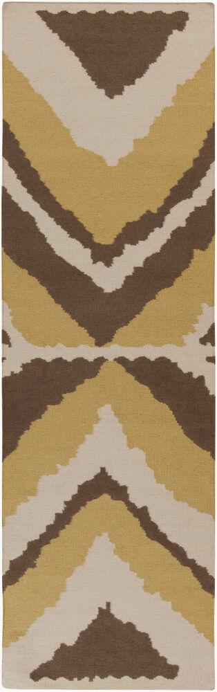 Surya Alameda AMD-1023 Light Beige;Olive 5' x 8' Rug
