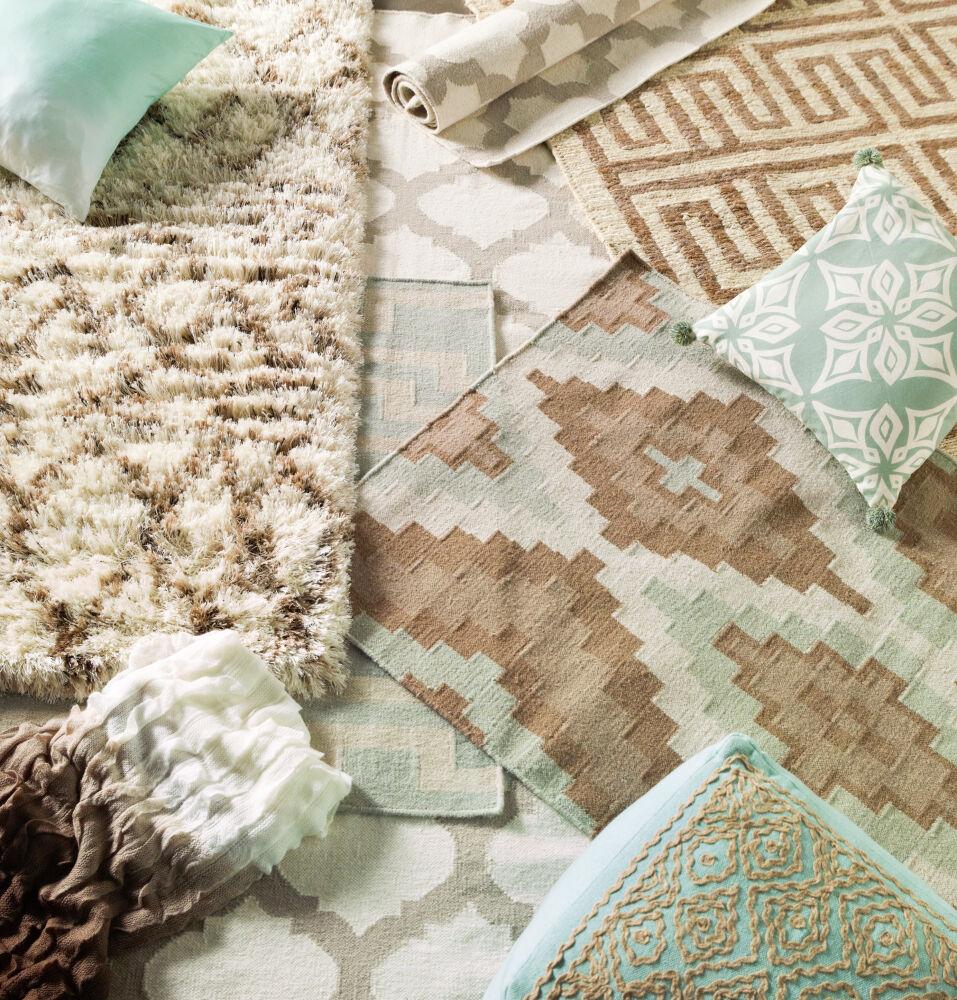 Surya Alameda AMD-1035 Light Gray;Light Sage;Medium Brown;Tan 2' x 3' Rug
