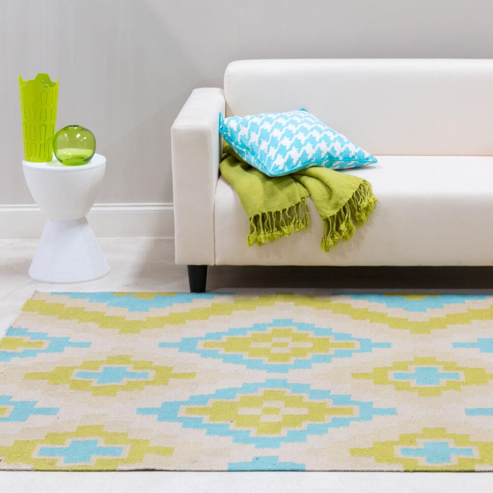 Surya Alameda AMD-1050 Aqua;Ivory;Light Green;Taupe 8' x 11' Rug