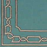 Surya Alameda AMD-1057 Dark Brown;Light Beige;Seafoam 2'6" x 8' Rug