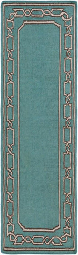 Surya Alameda AMD-1057 Dark Brown;Light Beige;Seafoam 3'3" x 5'3" Rug
