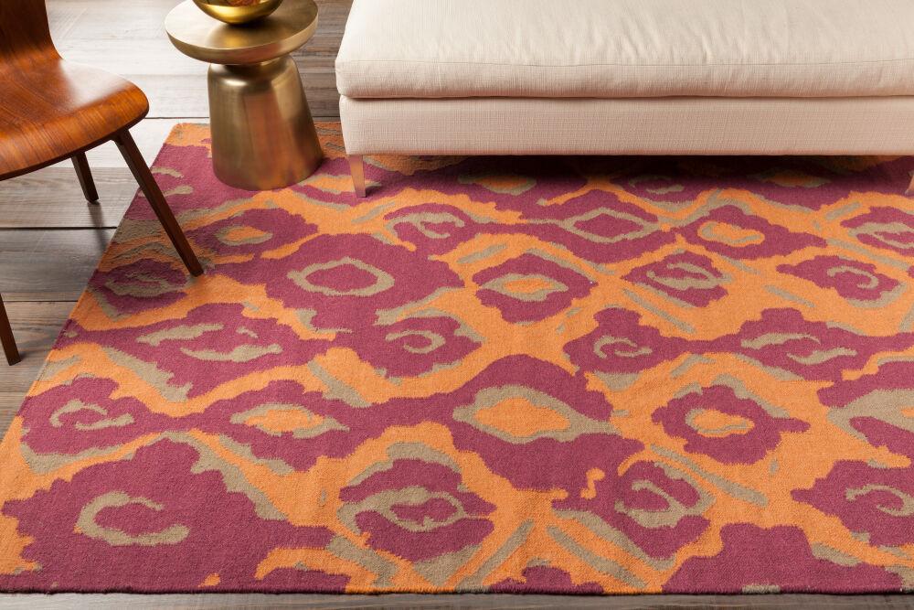 Surya Alameda AMD-1060 Magenta;Orange;Taupe 2' x 3' Rug