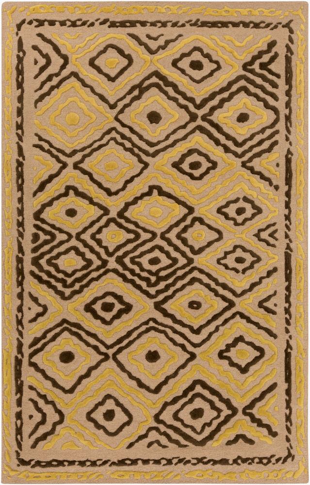 Surya Atlas ATS-1012 Dark Brown;Light Gray;Tan 8' x 11' Rug