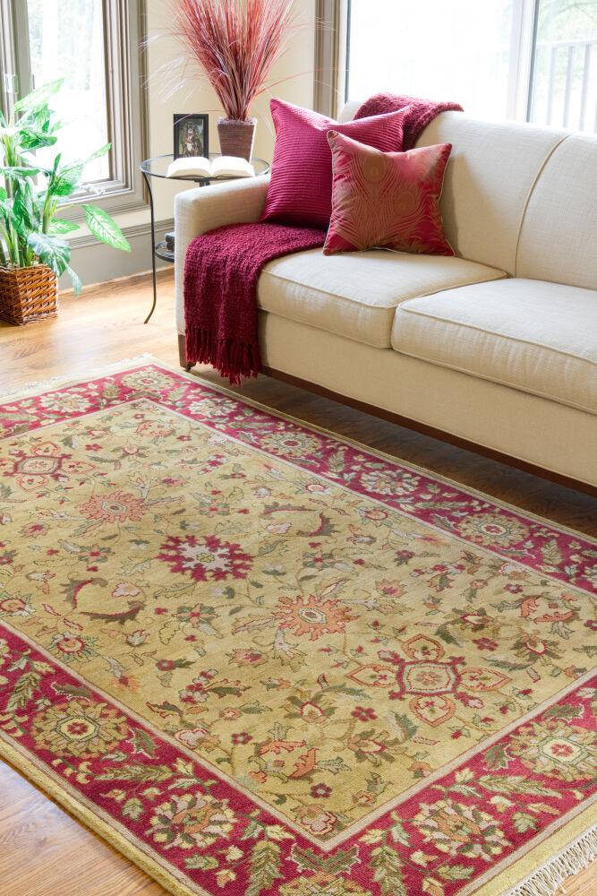 Surya Babylon BL-1902 Brown;Dark Green;Medium Brown;Mustard;Olive;Rust;Tan 2' x 3' Rug
