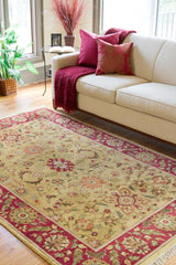 Surya Babylon BL-1902 Brown;Dark Green;Medium Brown;Mustard;Olive;Rust;Tan 2' x 3' Rug