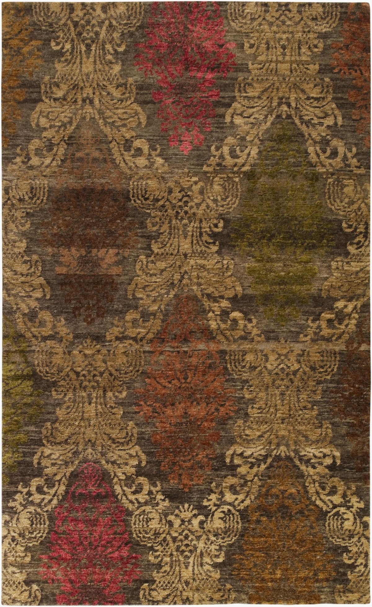 Surya Brocade BRC-1001 2' x 3' Handmade Rug