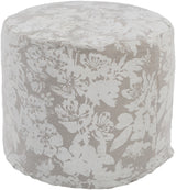 Surya Clara CAPF-006 18"H x 18"W x 18"D Pouf