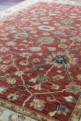 Surya Cambridge CMB-8003 Burgandy;Dark Brown;Ink Blue;Ivory;Mustard;Pale Blue;Sage;Tan 8'6" x 11'6" Rug