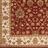 Surya Cambridge CMB-8003 Burgandy;Dark Brown;Ink Blue;Ivory;Mustard;Pale Blue;Sage;Tan 8'6" x 11'6" Rug