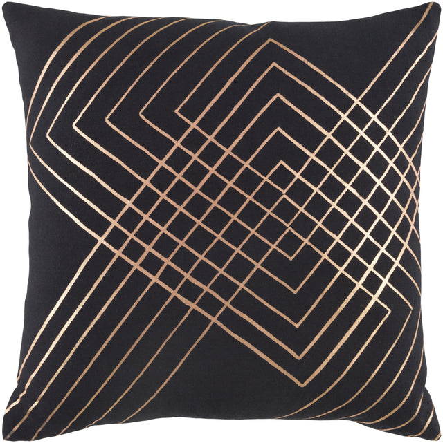 Surya Crescent CSC-001 22"H x 22"W Pillow Cover